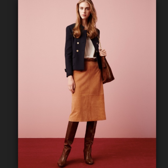 Ann taylor suede skirt Clearance